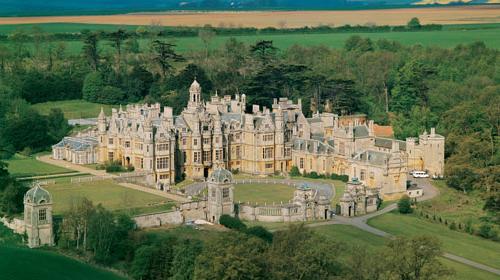 Harlaxton from the air